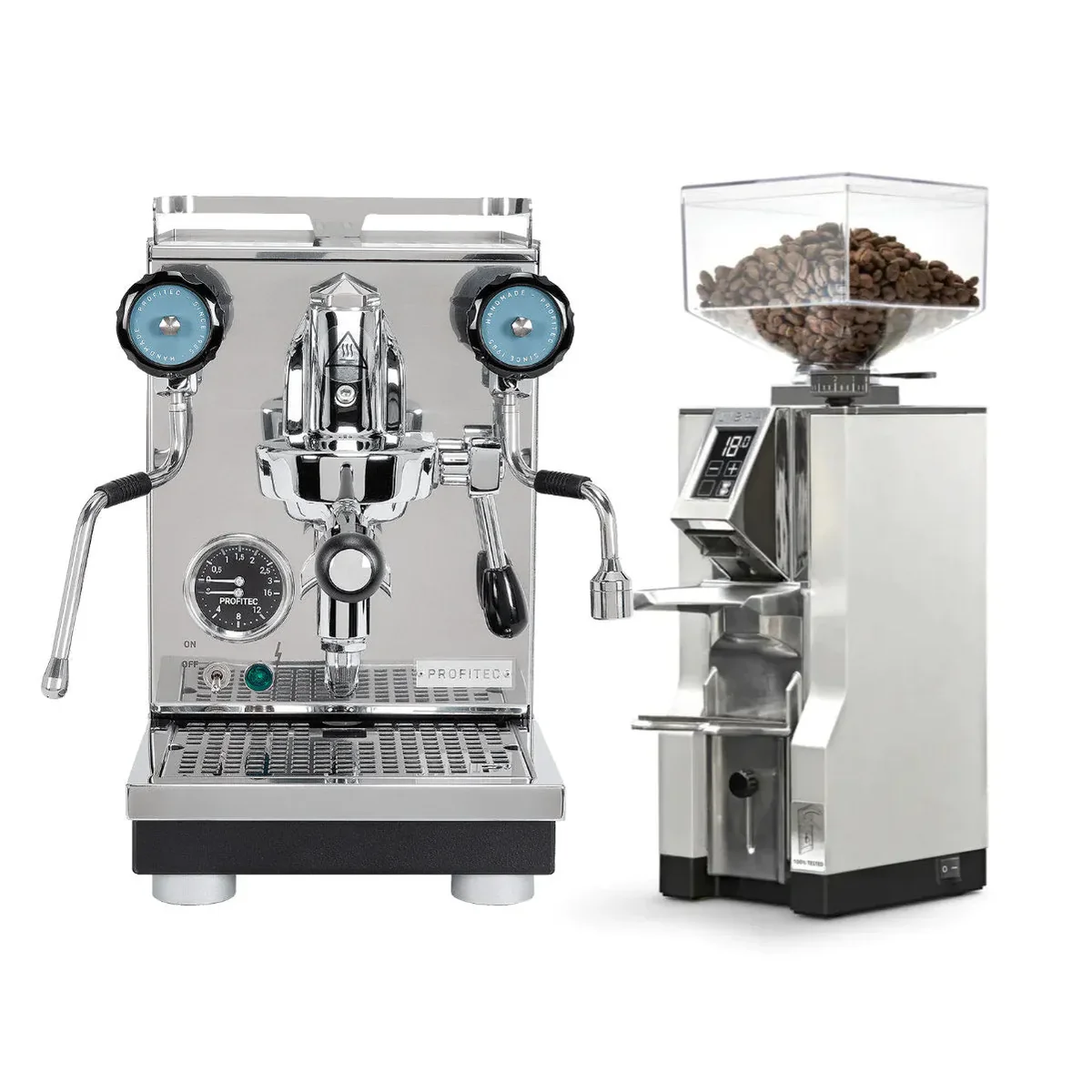 Profitec Pro 400 & Eureka Mignon Libra - Chrome Bundle