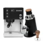 Rancilio Silvia M V6 Black & DF54 - Grinder & Tamper Bundle