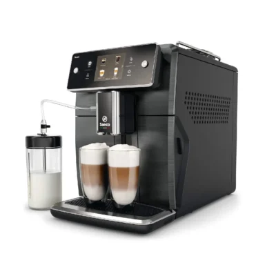 Saeco Xelsis SM7684 – Super Automatic Espresso Machine Titanium