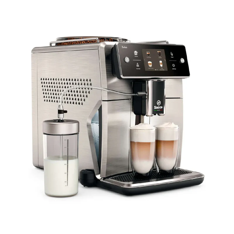 Saeco Xelsis SM7685 - Super Automatic Espresso Machine Silver - Image 3