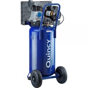 Quincy Q12124VPQ - Single-Stage Portable Electric Air Compressor (Vertical)