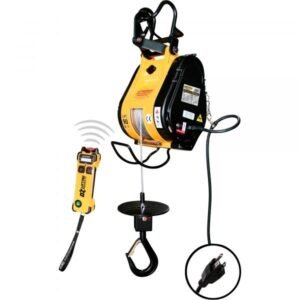 OZ Lifting OBHW600 Wireless Electric Builder’s Hoist 600 lbs Single Line Capacity