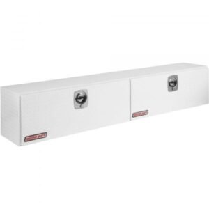 Weather Guard 391-3-02 90in Aluminum Super-Side Mount Truck Tool Box (White)