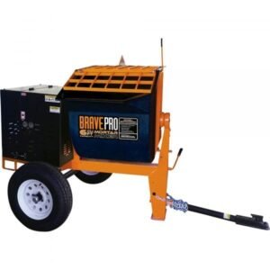 Brave Pro BRPMM206H 6 Cu. Ft. Gas-Powered Poly Drum Mortar Mixer