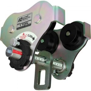 OZ Lifting OZ2PBTA 2-Ton Manual Plain Trolley (3.75"-8" Flange)