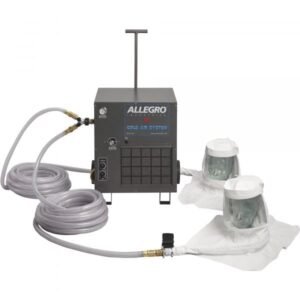 Allegro 9221-02CA 2-Worker Single Bib Hood Respirator - Cold Air Blower, 100in Hoses