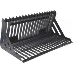 Vestil EA-SKRG-60-LP Skid Steer Rock Grader Bucket 60in W Low Profile