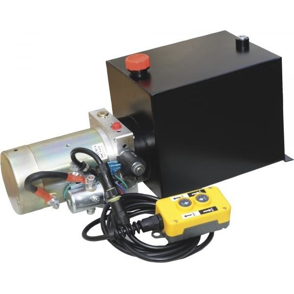 NorTrac YBZ5-F2.1D1W27/WUCAT1 12V DC Power Unit Single-Acting Dump Trailer