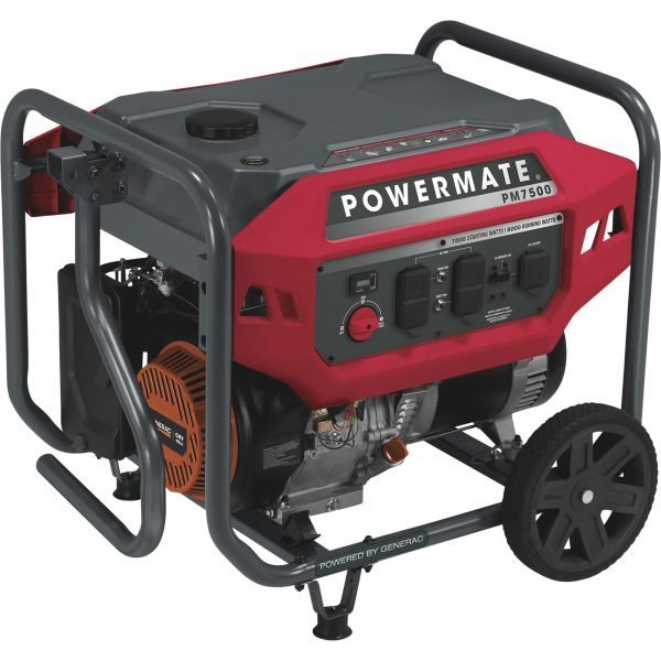 Powermate P0081600 Portable Generator 7,500 Peak/6,000 Rated Watts 2 Powermate P0081600 Portable Generator 7,500 Peak/6,000 Rated Watts - Image 2