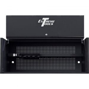 Extreme Tools RX552501HCMBBK 55" Power Workstation Hutch, 25"D, Matte Black
