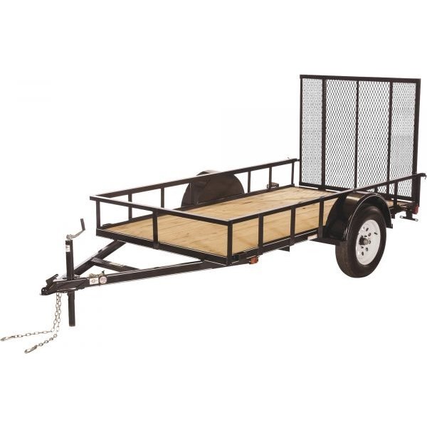 Carry-On 5X8GW 5ft x 8ft Wood Deck Trailer with Ramp Gate (2215-Lb. Capacity)