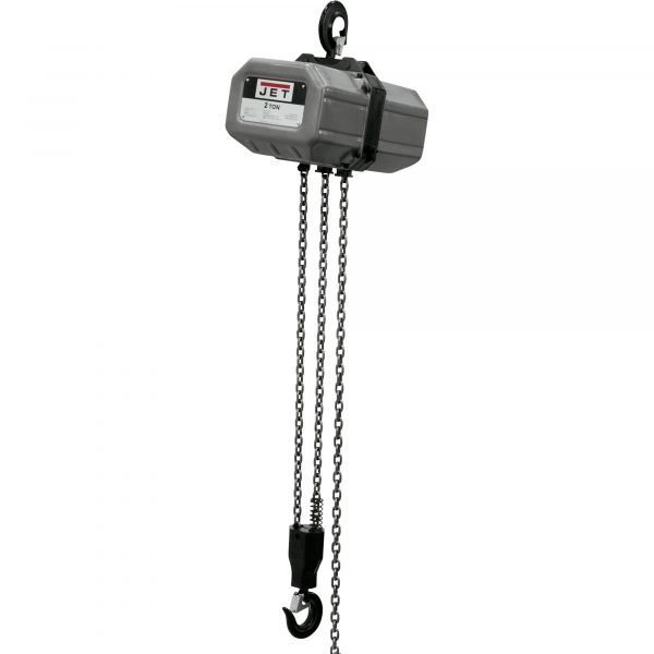 JET SSC Electric Chain Hoist, 2-Ton, 3-Phase, 20 ft. Lift