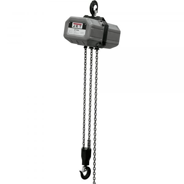 JET SSC Electric Chain Hoist, 2-Ton, Single Phase, 20 ft. Lift