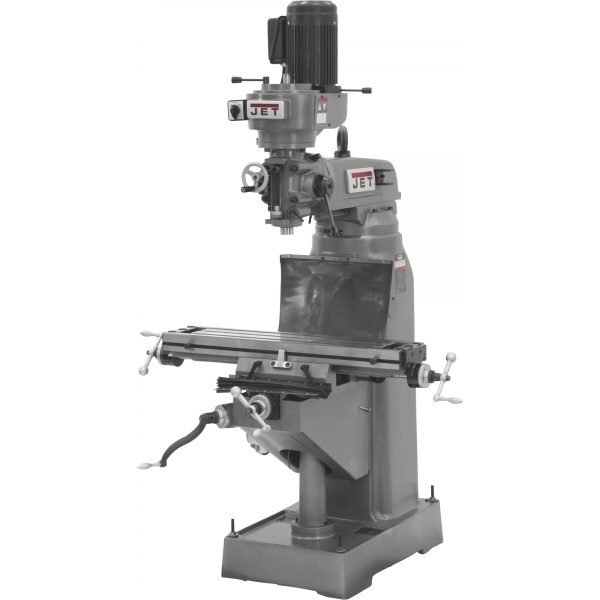JET JVM-836-1 Vertical Milling Machine - 36in, 1.5 HP