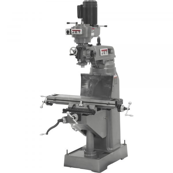 JET JVM-836-1 Vertical Milling Machine - 36in, 1.5 HP
