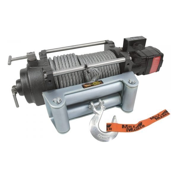 Mile Marker HI12000 HI-Series Hydraulic Truck Winch - 12000 Lb, Galvanized Cable