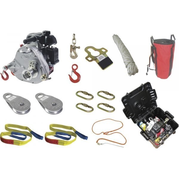 Portable Winch PCW5000-HK Hunting Capstan Winch Kit - 2200 Lb, 2.1 HP Honda