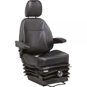 KAB 7912 515 Vinyl Heavy-Duty Mechanical Suspension Seat Black