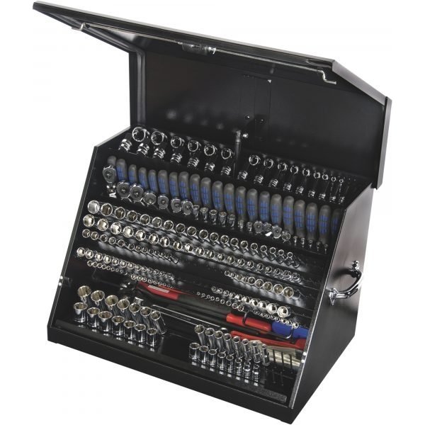Montezuma Steel Open Top Tool Truck Box, Black 30in W