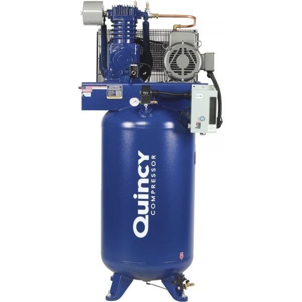 Quincy QT-7.5 271C80VCBM - Splash Lubricated Reciprocating Air Compressor