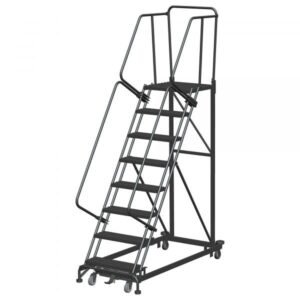 Ballymore FAWL-8X 8-Step Fixed Aisle Ladder 110"H Serrated