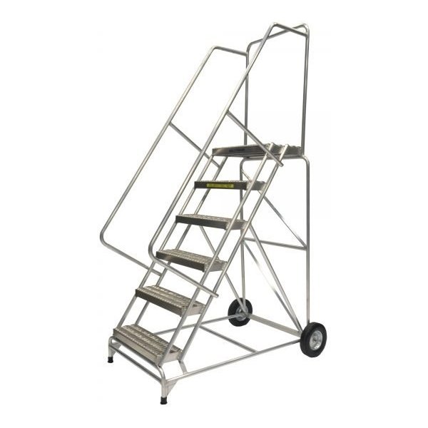 Ballymore 6-Step Wide Base Aluminum Ladder Grip Strut (93in H)