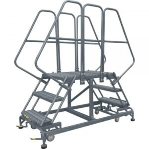Ballymore SW-SEP5-3672 Rolling Steel Work Platform 5 Steps 86-inch Height 36x72-inch Deck