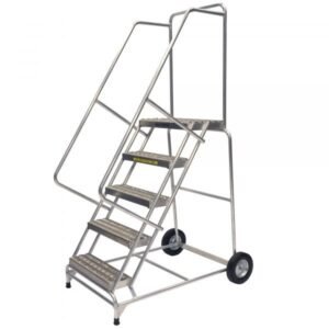 Ballymore 5-Step Wide Base Aluminum Ladder Grip Strut (83in H)