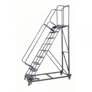 Ballymore ML093221G 9-Step Rolling Ladder 120"H Grip Strut