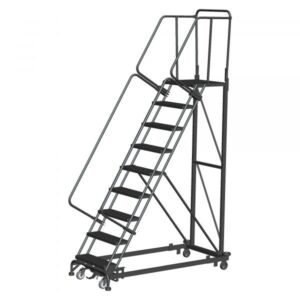 Ballymore ML093221P 9-Step Rolling Ladder 120"H Perforated