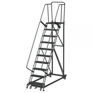 Ballymore FAWL-10X 10-Step Fixed Aisle Ladder 130"H Serrated