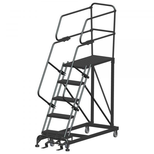 Ballymore SEP5-3672 Rolling Steel Work Platform 5 Steps 86-inch Height 36x72-inch Deck