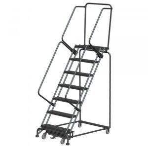 Ballymore WA072414G 7-Step Narrow Aisle Ladder 103"H Grip Strut