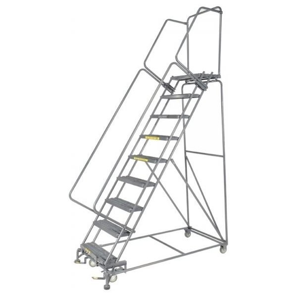 Ballymore PIP-9X 9-Step Pivoting Step Ladder 120"H Serrated
