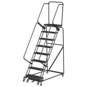 Ballymore WA083214P 8-Step Rolling Ladder 113"H Perforated