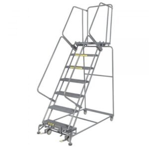 Ballymore 072421X 7-Step Narrow Aisle Ladder 103"H Serrated