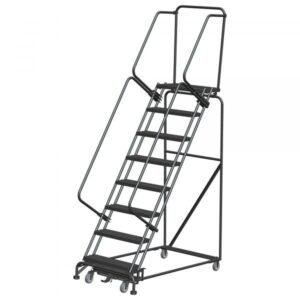 Ballymore WA082414X 8-Step Narrow Aisle Ladder 113"H Serrated