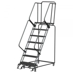 Ballymore 073221P 7-Step Rolling Ladder 103"H Perforated