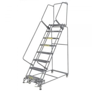 Ballymore 082421X 8-Step Narrow Aisle Ladder 113"H Serrated