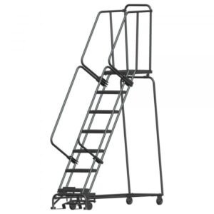 Ballymore PIP-7G 7-Step Pivoting Step Ladder 100"H Grip Strut