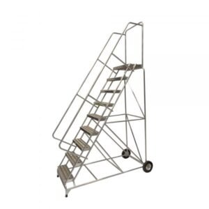 Ballymore 9-Step Wide Base Aluminum Ladder Grip Strut (123in H)