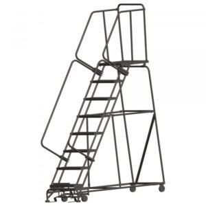 Ballymore 083221P 8-Step Rolling Ladder 113"H Perforated