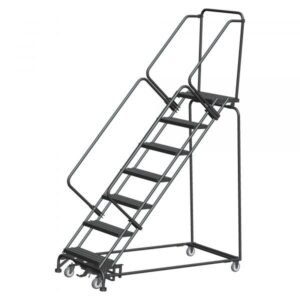 Ballymore WA-SW72414X 7-Step Narrow Gate Ladder 103"H Serrated