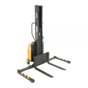 Vestil SLNM-63-AA Narrow Mast Pallet Stacker (Adjustable Fork, 1000 lb, 63in. Lift)