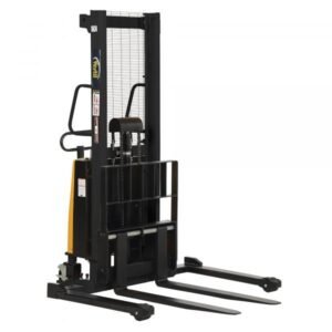 Vestil SL-63-AA Adjustable Powered Pallet Stacker (2000lb Capacity, 63in. Lift)