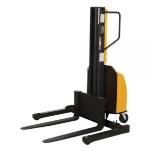 Vestil SLNM-118-AA Narrow Mast Pallet Stacker (Adjustable Fork, 1500 lb, 118in. Lift)