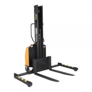 Vestil SLNM15-63-AA Narrow Mast Pallet Stacker (Adjustable Fork, 1500 lb, 63in. Lift)