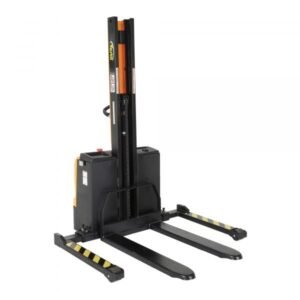 Vestil SNM-62-FA Powered Lift Pallet Stacker (2200 lb, 62in. Lift, Fixed Fork)