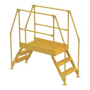 Vestil COL-3-26-33 Steel Cross-Over Ladder (500 lb, 28.25in. Clearance)