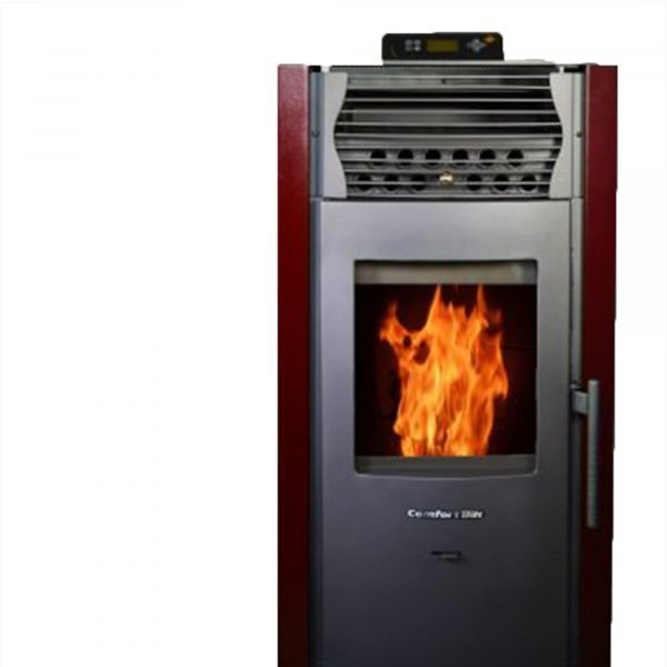 ComfortBilt HP50-Burgundy Pellet Stove 42,000 BTU Heats 2,200 sq ft